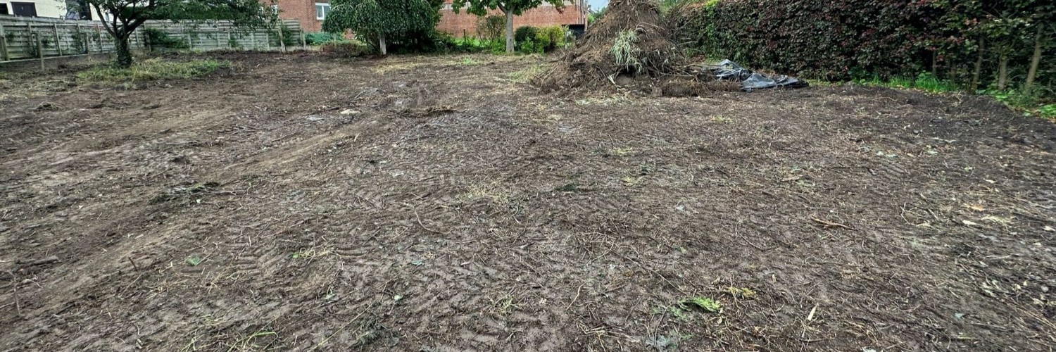 Nivellement et nettoyage de terrain en friches - Brabant wallon - Namur
